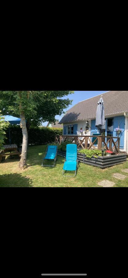 Gite Chalet Bleu Soleil Saint-Benoit-d'Hebertot Exterior foto